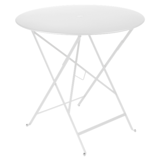 Skládací stolek BISTRO P.77 cm - Cotton white (jemná struktura)_0