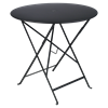 Skládací stolek BISTRO P.77 cm - Liquorice (černá, jemná struktura)_0