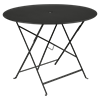 Skládací stolek BISTRO P.96 cm - Liquorice (černá, jemná struktura)_0