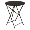 Skládací stolek BISTRO P.60 cm - Liquorice (černá, jemná struktura)_0