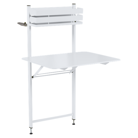 Balkónový skládací stůl BISTRO - Cotton white (jemná struktura)_0