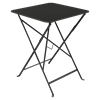 Skládací stůl BISTRO 57x57 cm - Liquorice (černá, jemná struktura)_0