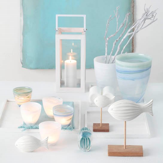 Svícen ALABASTRO 9 cm bílý_0