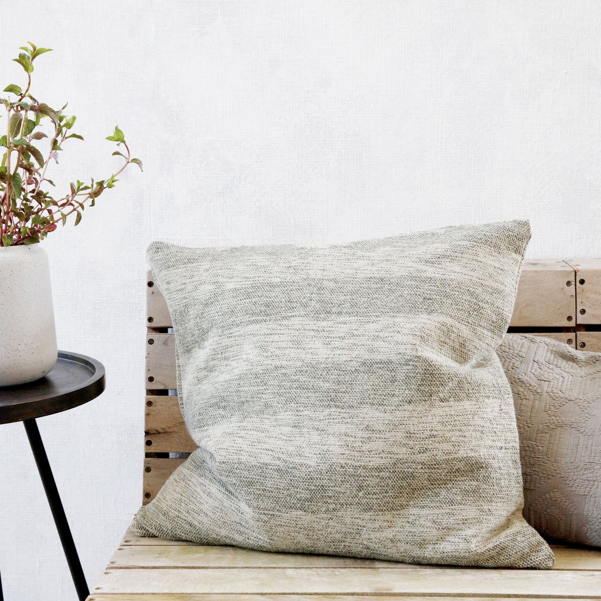 Povlak na polštář TONES 60x60 zelený_0