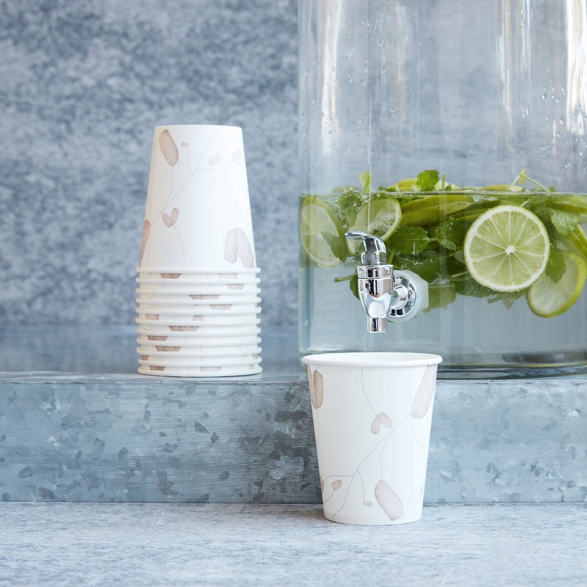 Papírový pohárek FLOWER 9cm SET/12ks_0