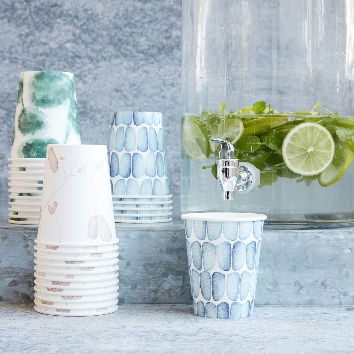 Papírový pohárek FLOWER 9cm SET/12ks_1