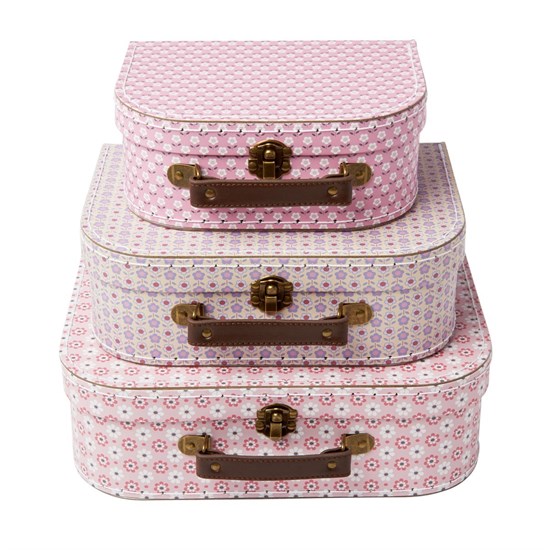 Kufříky SPRING RETRO DAISY SET/3ks_3