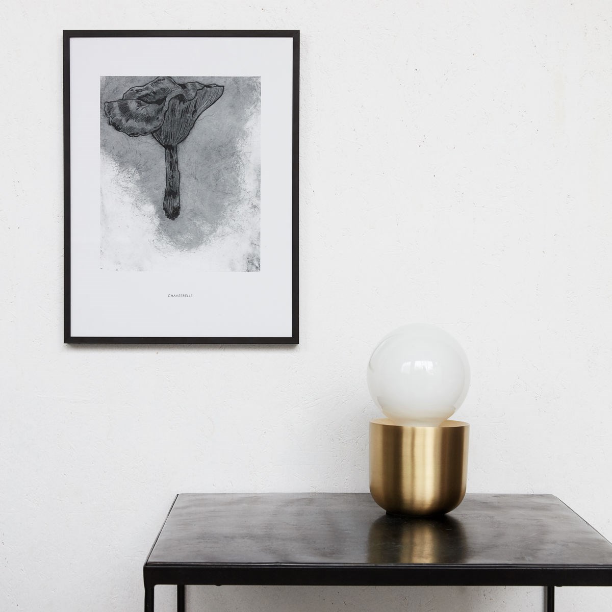 Dekorace na zeď CHANTERELLE černá_0