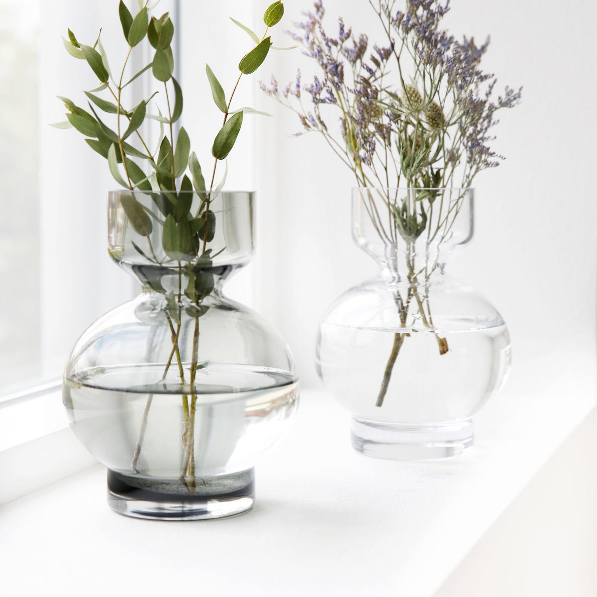 Váza LOWA šedá 16cm_1