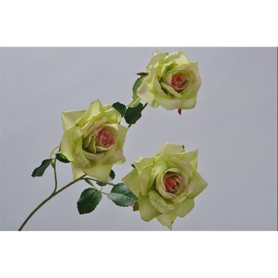 Růže větvička zelená/sv.fialová 57 cm_0