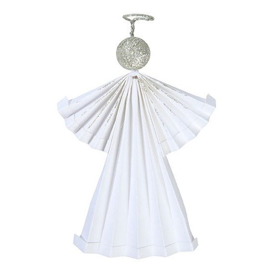 Anděl na zavěšení, papírový skládaný_0