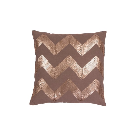 Povlak na polštář WAVE hnědý_0