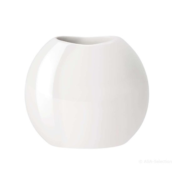 Váza MOON 25 cm bílá_0