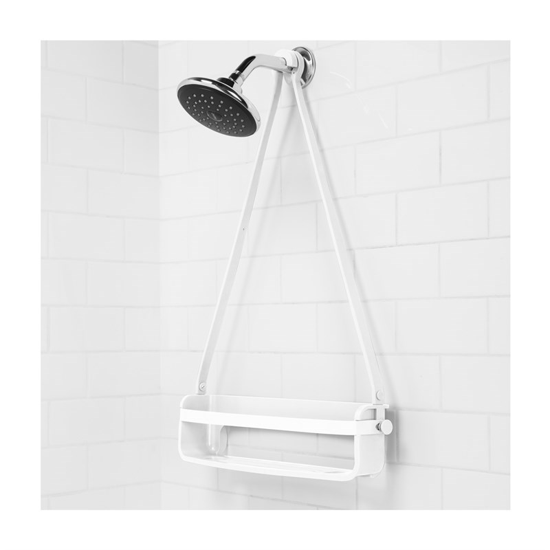 Polička FLEX na zavěšení bílá_0