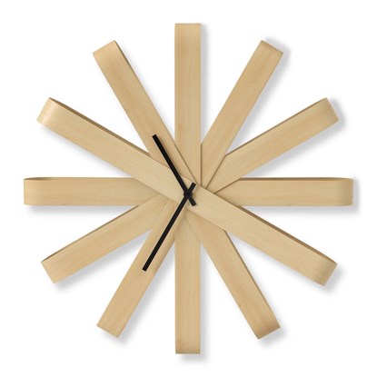 Nástěnné hodiny RIBBONWOOD přírodní_5