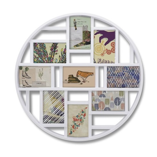 Fotorámeček multi na zeď LUNA bílý_0