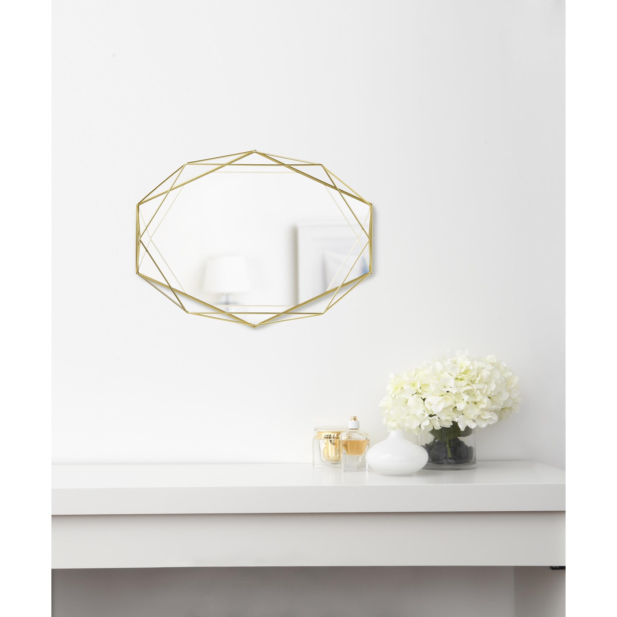 Zrcadlo PRISMA mosazné_0