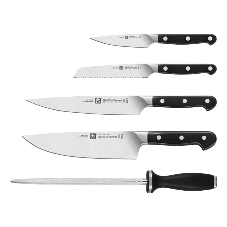 Sada nožů s blokem 6-dílná PRO_0