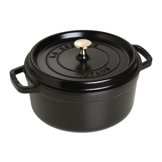 Hrnec kulatý 24 cm černý_0