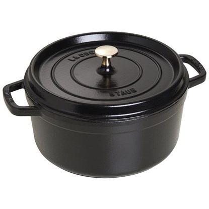 Hrnec kulatý 26 cm černý_0