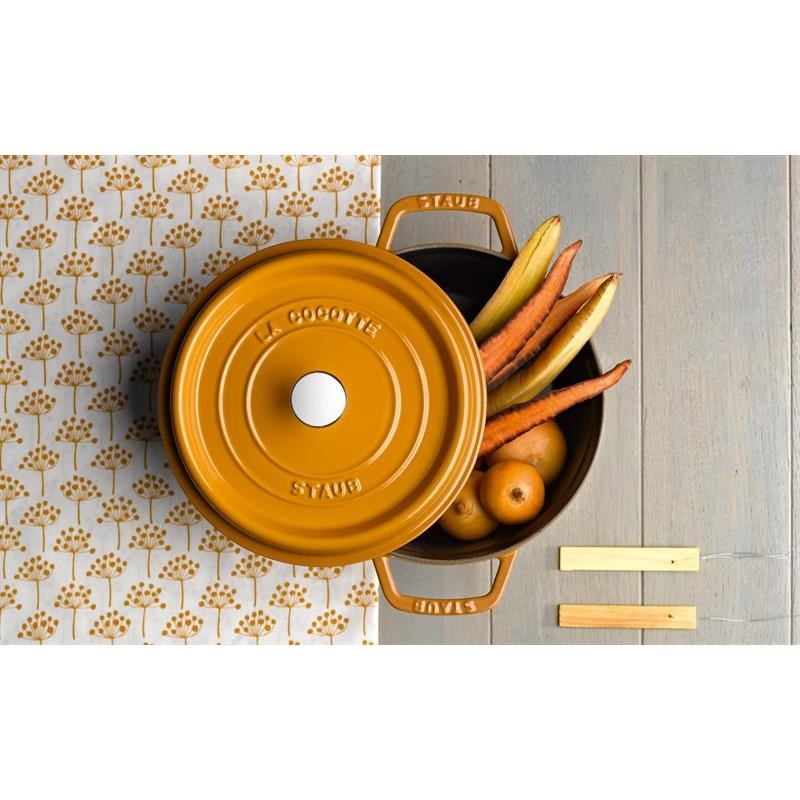 Hrnec kulatý 26 cm hořčicový_1