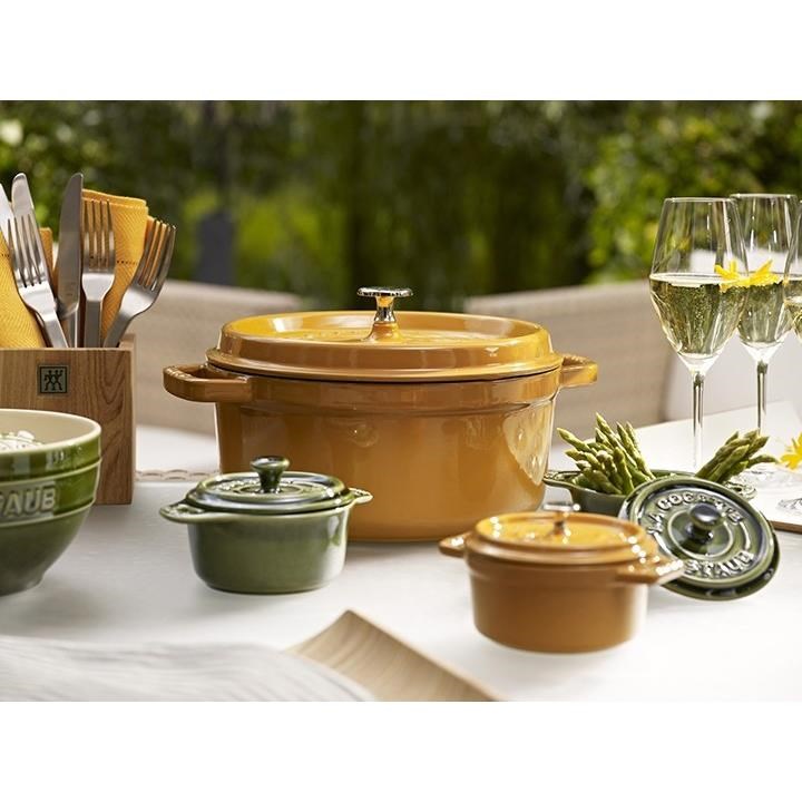 Hrnec kulatý 26 cm hořčicový_2