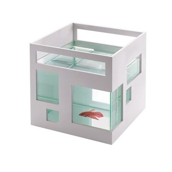 Akvárium FISHHOTEL 19x19x20 cm bílé_0