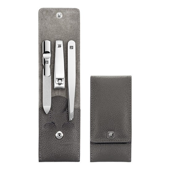 Manikúra 3-dílná šedá Classic Inox_0