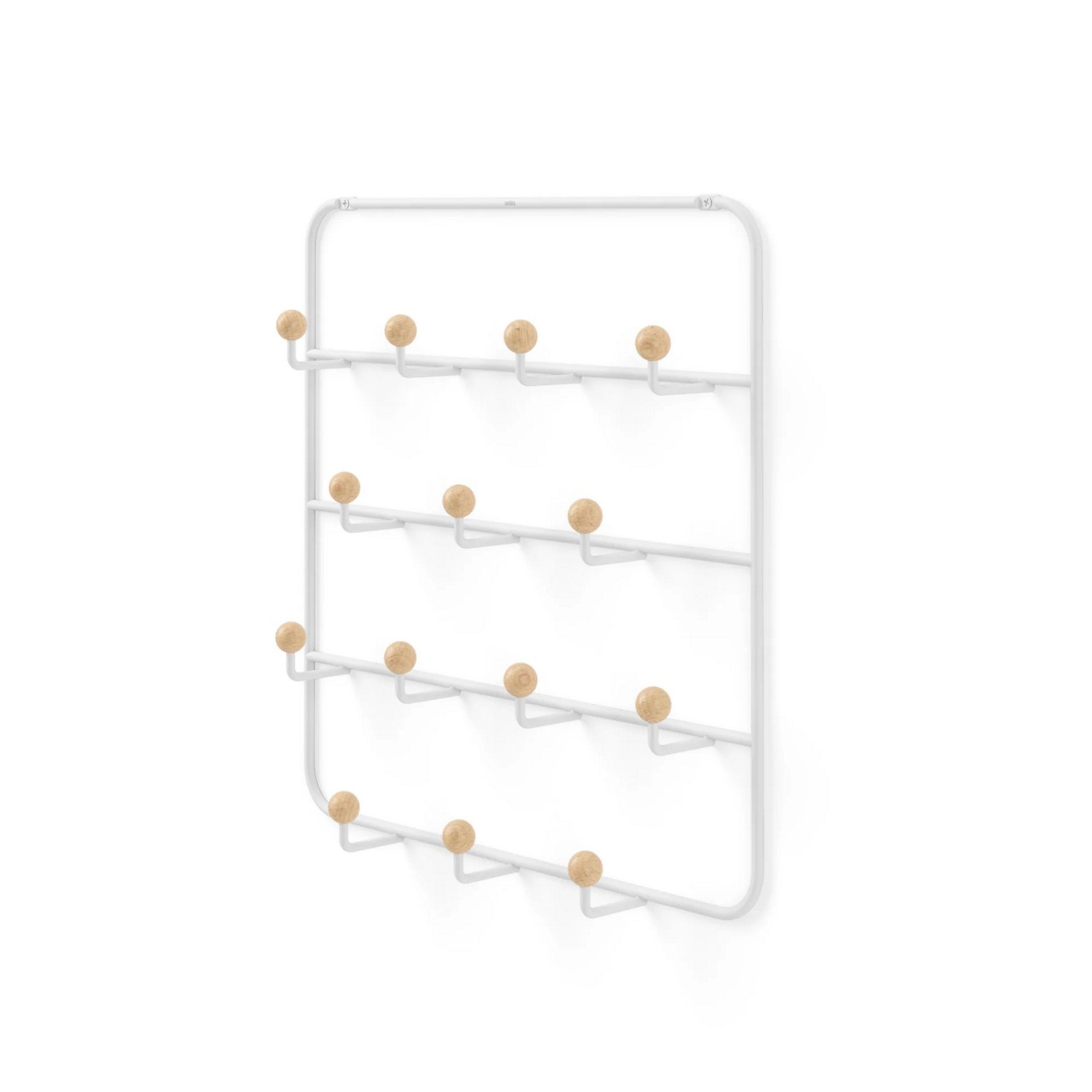 Věšák na zeď/dveře ESTIQUE - bílý_4