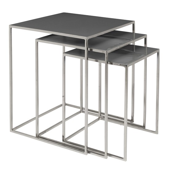 Stolek FREJA šedý SET/3ks_0