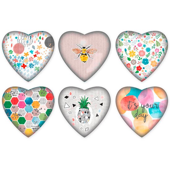 Těžítko Srdce 7,5x7,5x2 cm 6dr. cena za kus_0