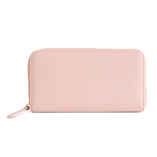 Kožená peněženka-20x11cm-Orchid pink_0