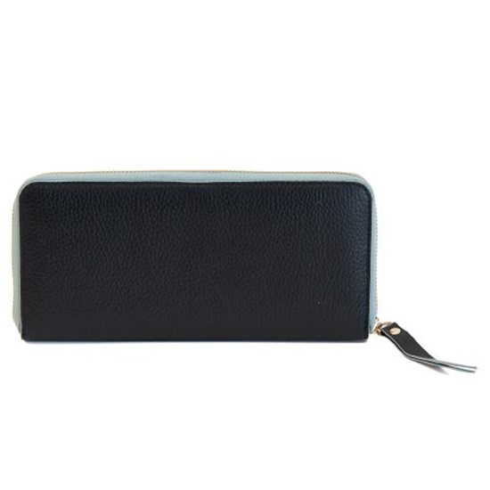 Kožená paněženka 9x20 cm schwarz_0