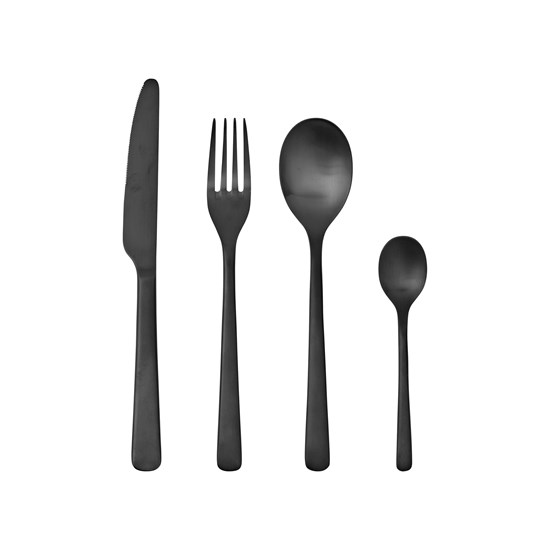 Sada příborů Broste HUNE černá SET/16ks_0