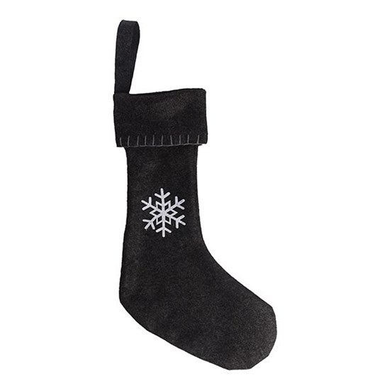Christmas sock, with snowflakes, small,_0