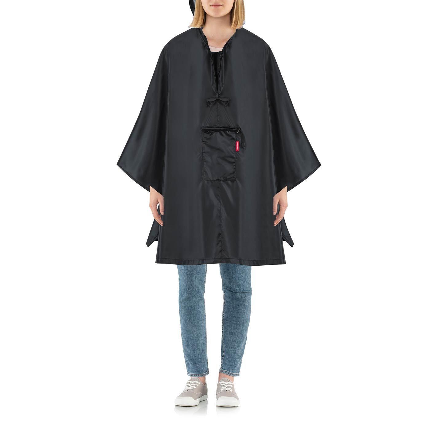 Skládací pláštěnka Mini Maxi Poncho black_2