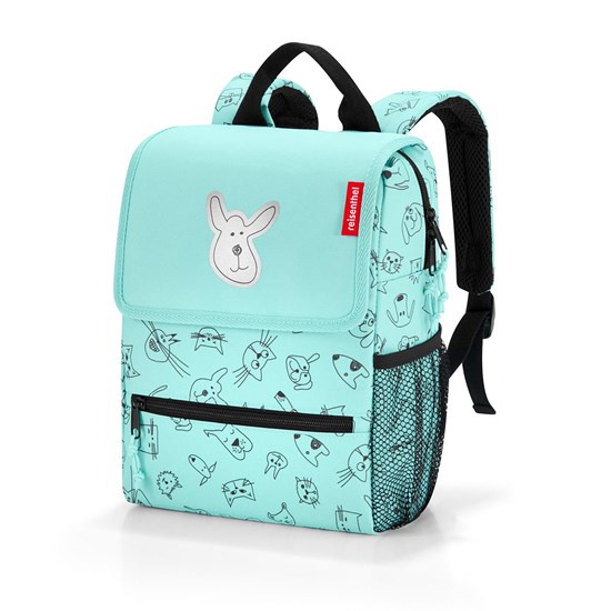 Dětský batoh Backpack kids cats and dogs mint_2