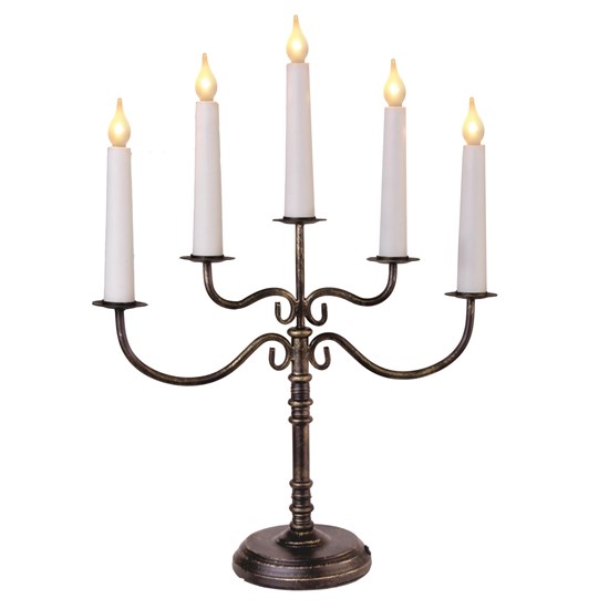 Kovový svícen "Romantika", 5 světel_0
