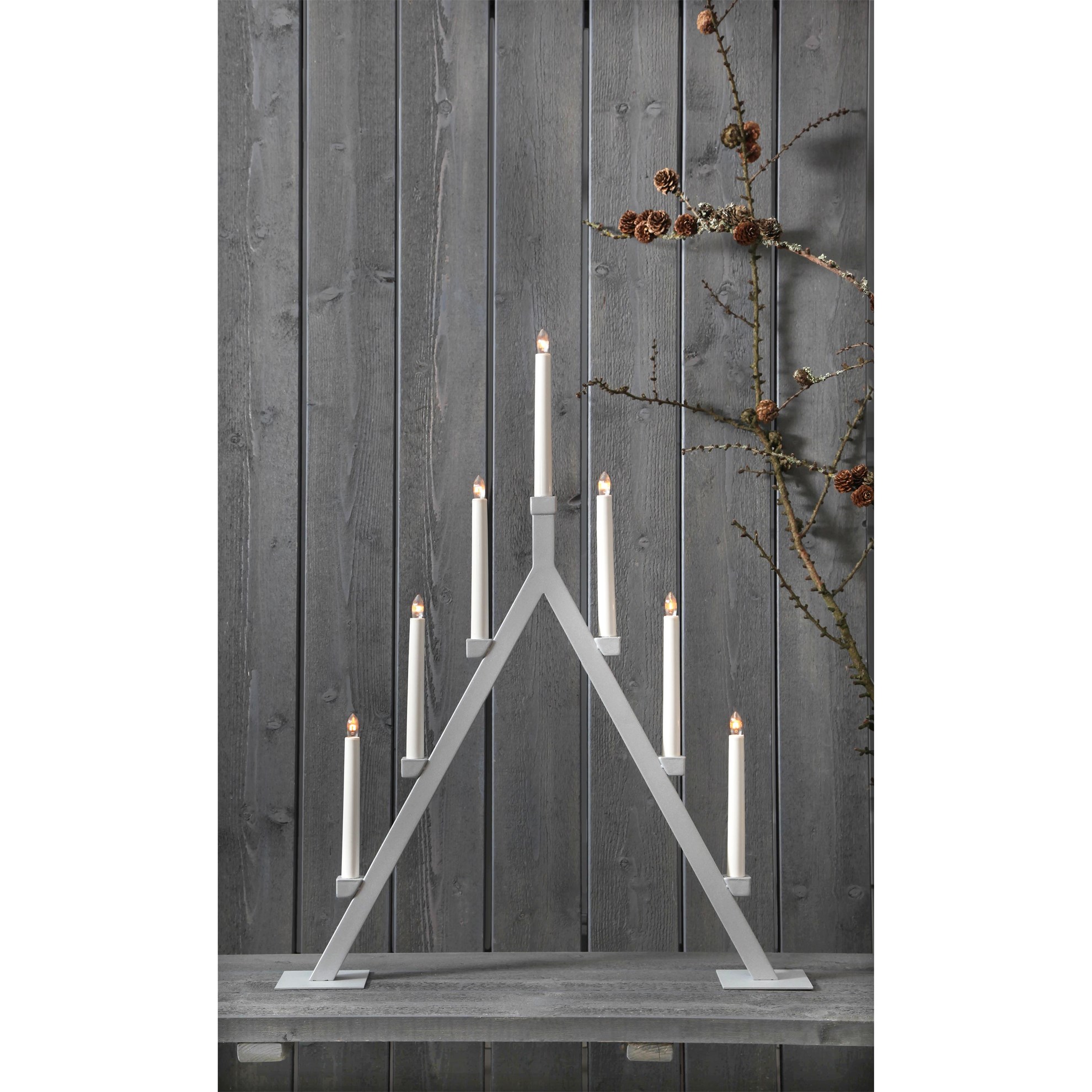 Okenní svícen vnitřní OLIVER šedý_0