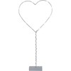 Drátěný svícen srdce 12x LED V.42 cm_1