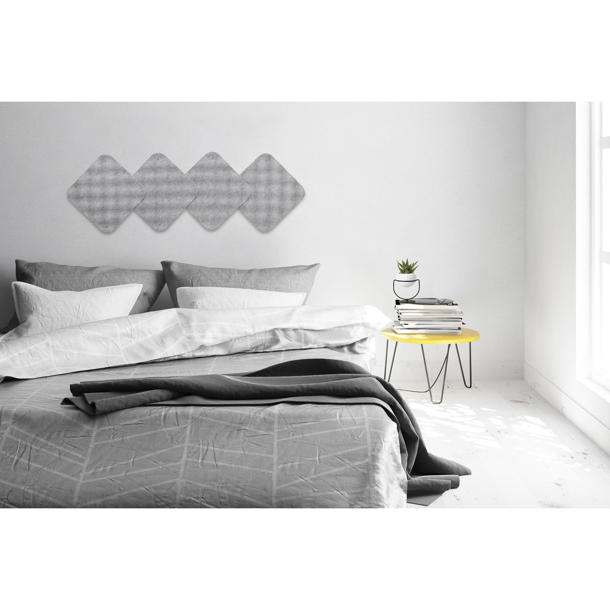 Nástěnná dekorace HUSH SET/4  tlumí hluk_6