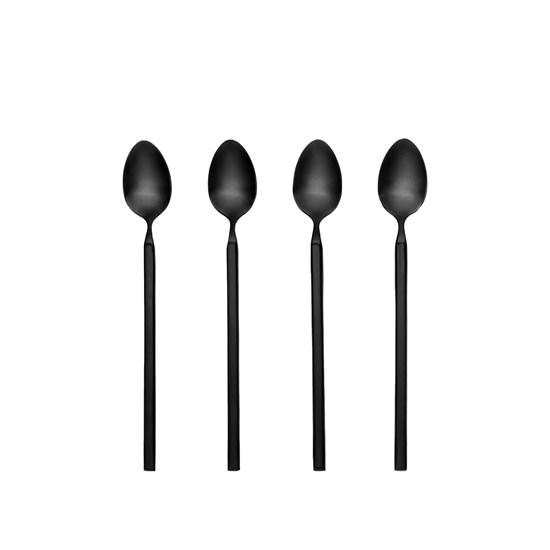 Dlouhá lžička Broste TVIS černá SET/4ks_0