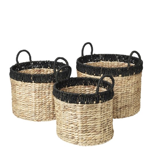 Koš STINE 42cm černý SET/3ks_0