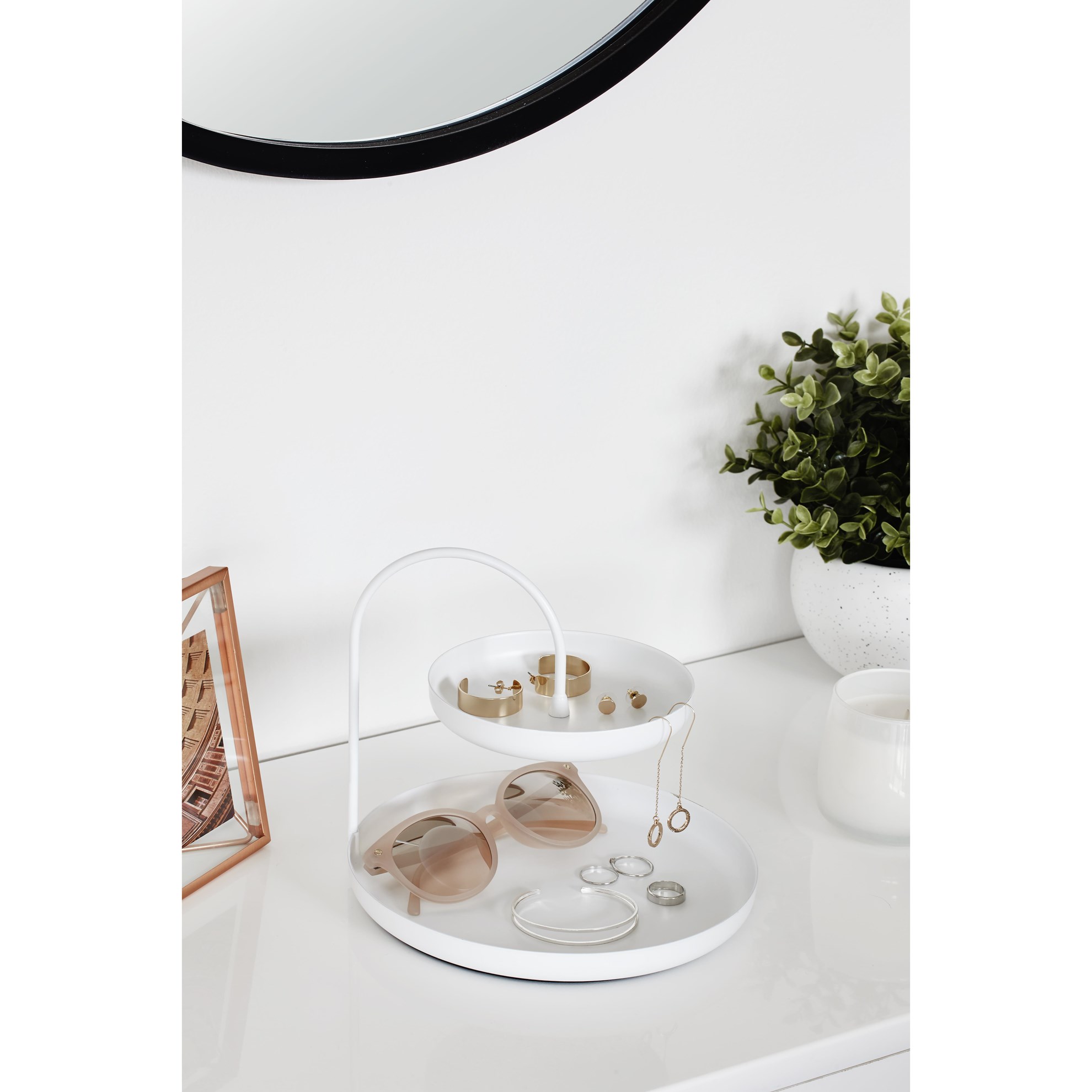 Šperkovnice POISE 18 cm bílá_0