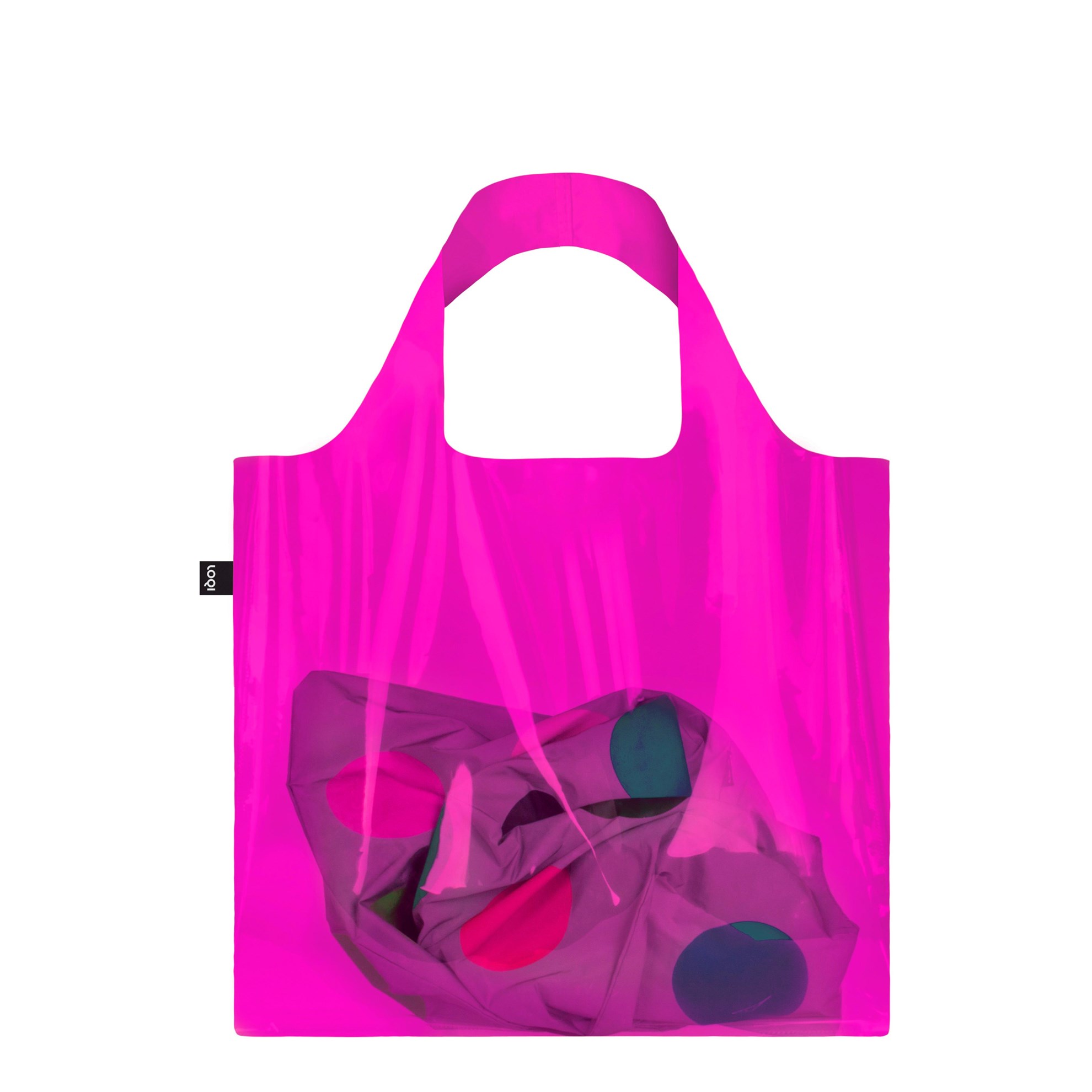 Taška LOQI - TRANSPARENT Pink_1