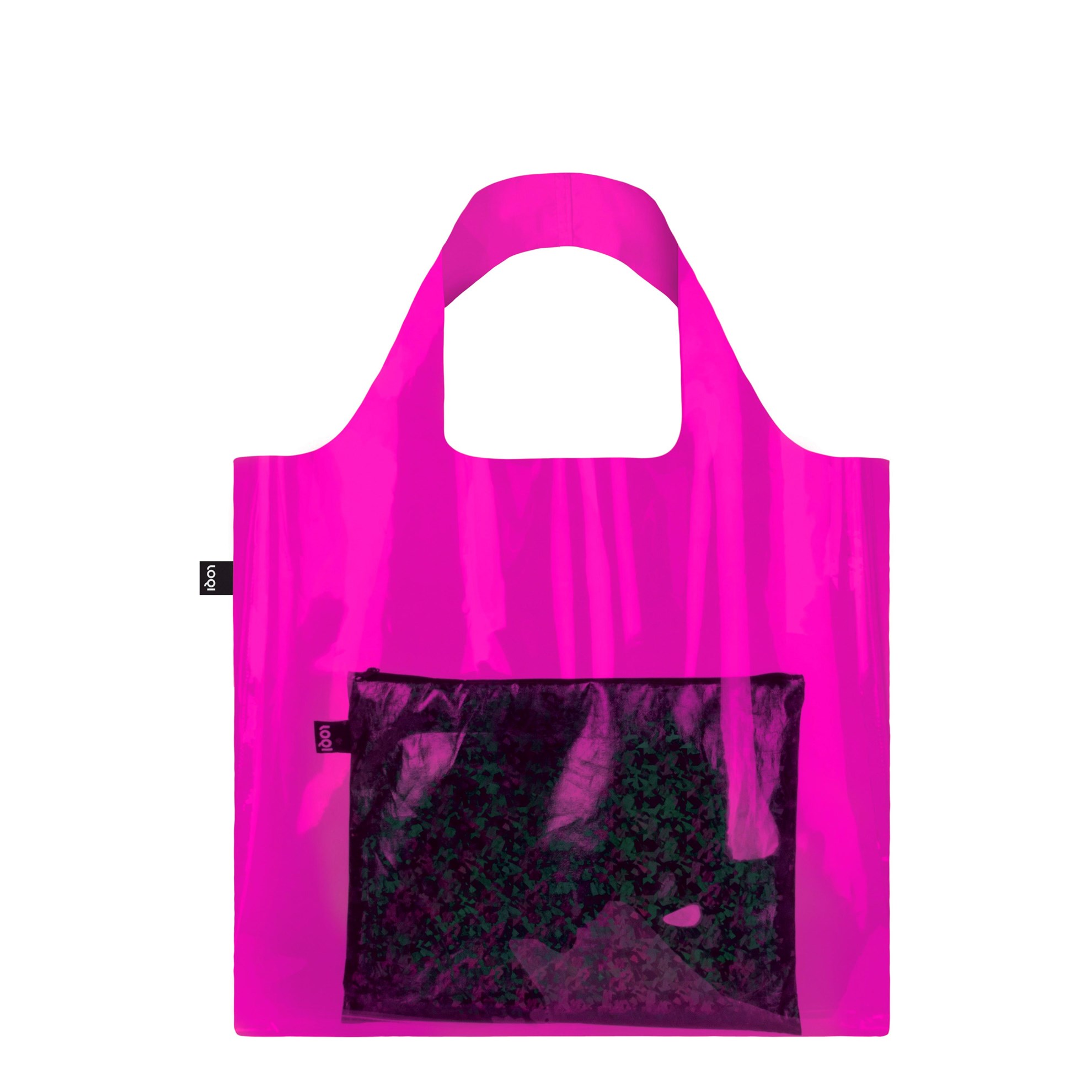 Taška LOQI - TRANSPARENT Pink_2