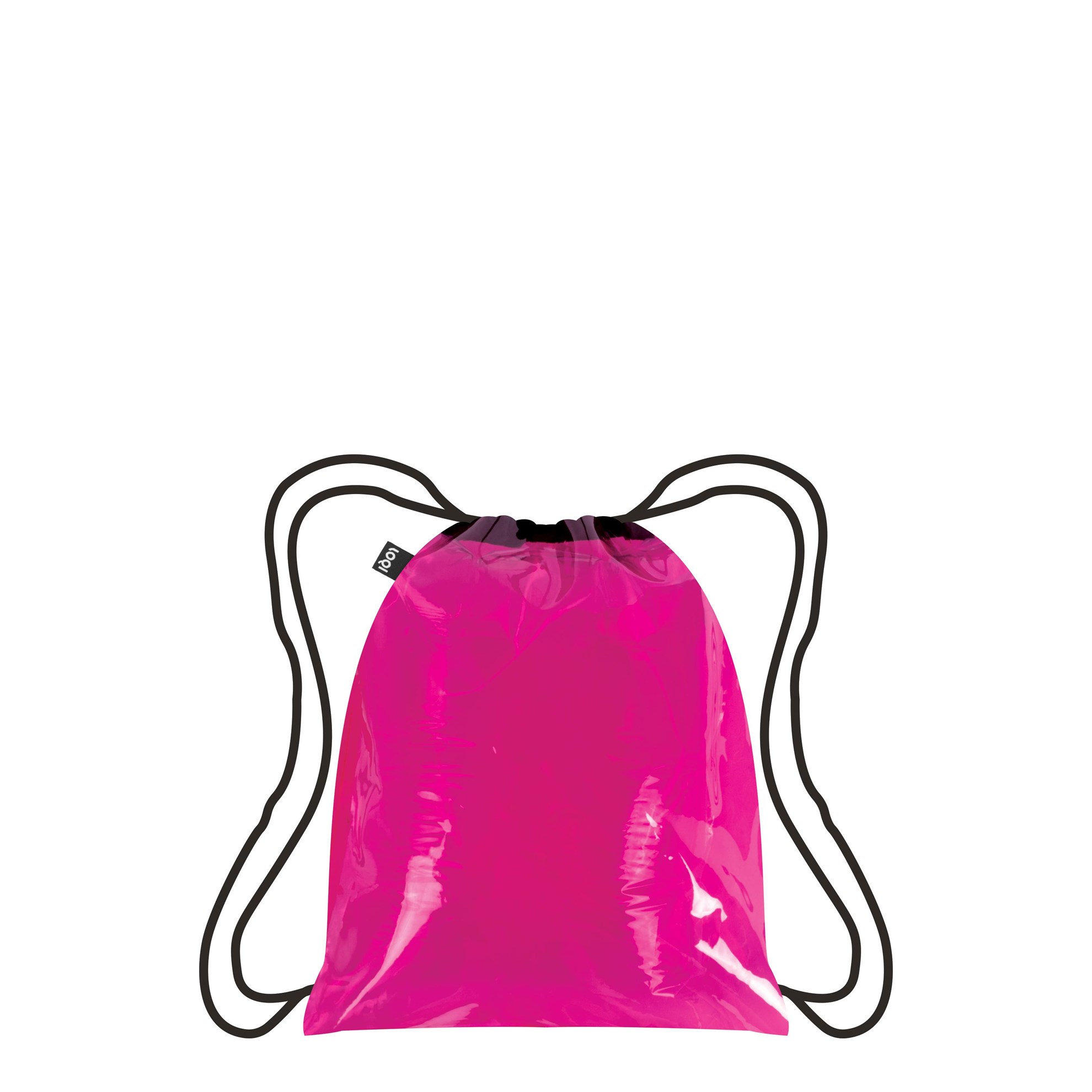 Vak na záda LOQI - TRANSPARENT Pink_0