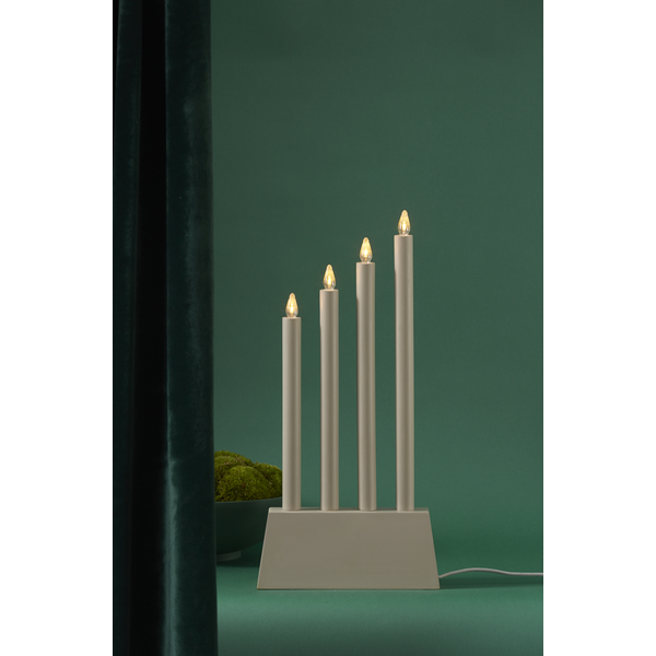 LED-okenní svícen QUATTRO 55 cm šedý_1