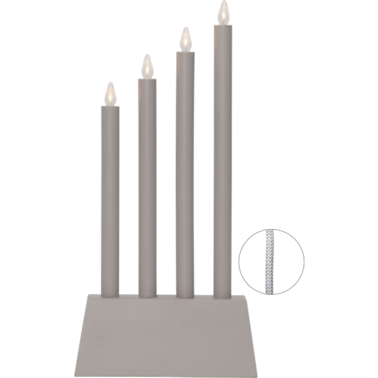 LED-okenní svícen QUATTRO 55 cm šedý_2