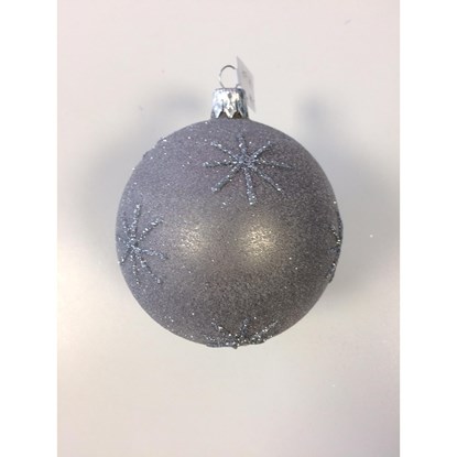 Vánoční koule 8 cm hvězdička / stromek_0